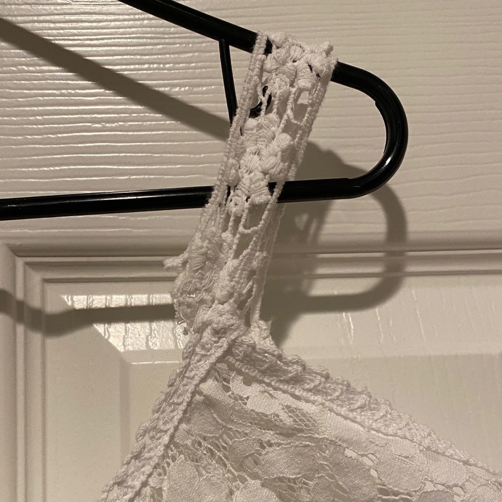 Impressions Ivory Lace Maxi Dress - Picture 8 of 9